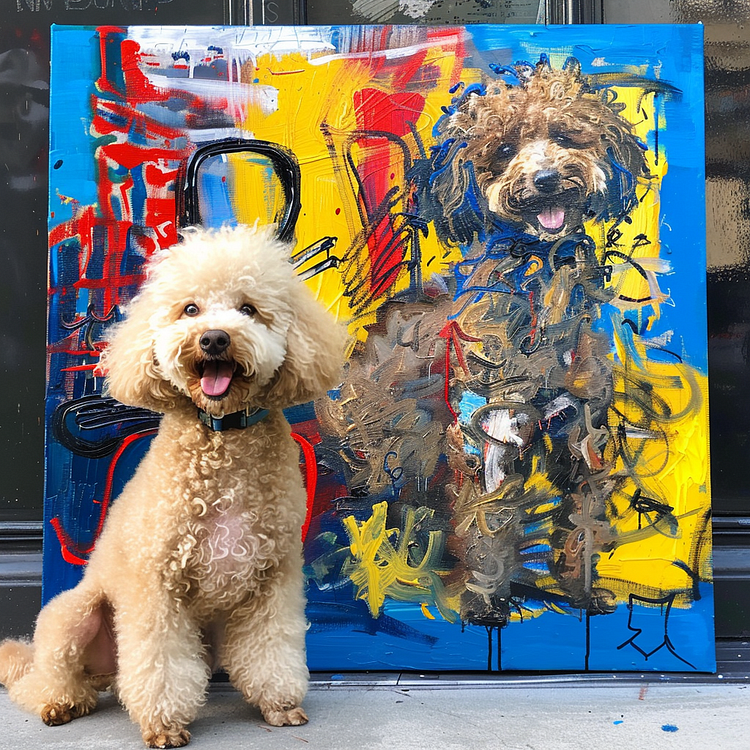 Graffiti-Blue Funk™ Canvas