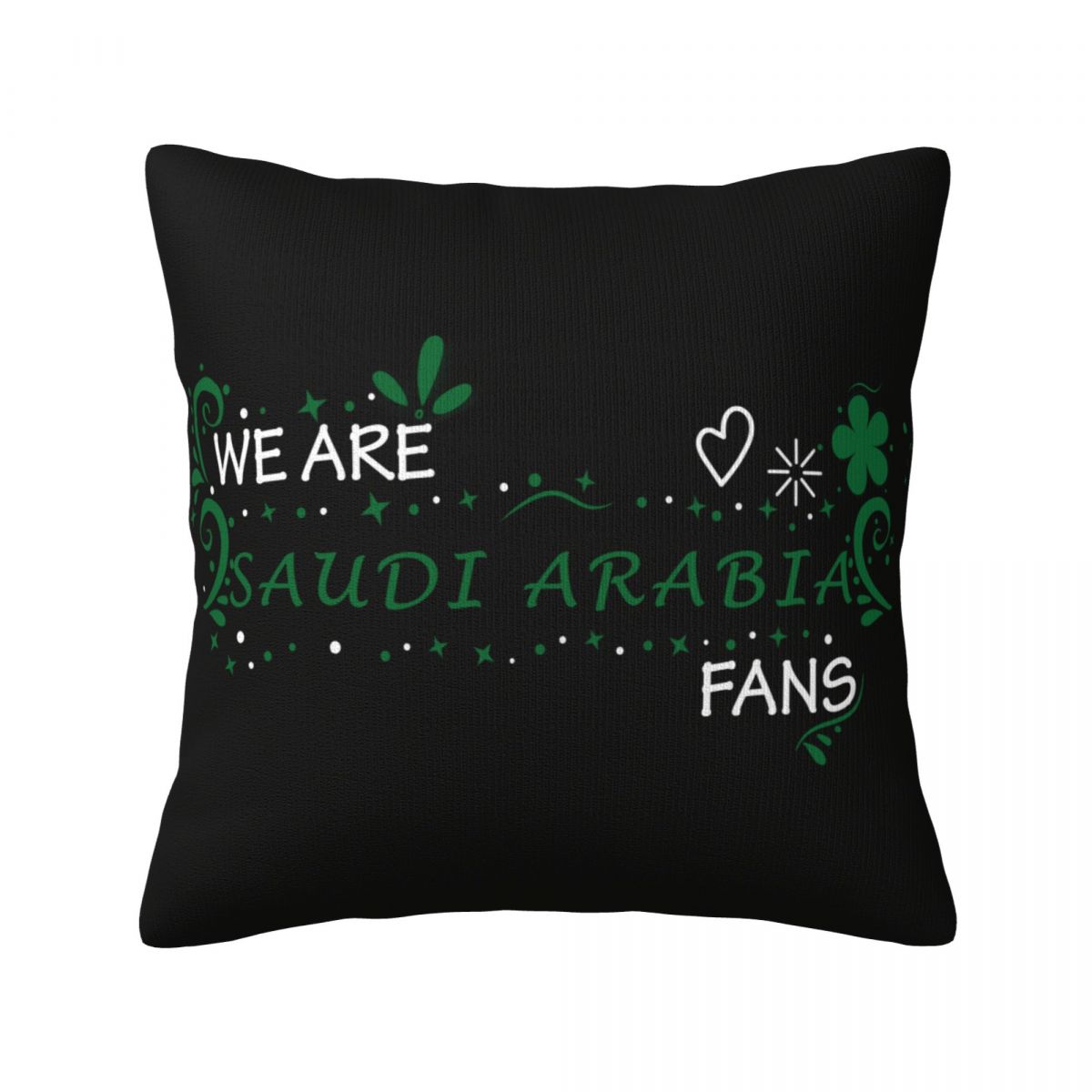We Are Saudi Arabia Fans Throw Pillows 18 x 18 inch