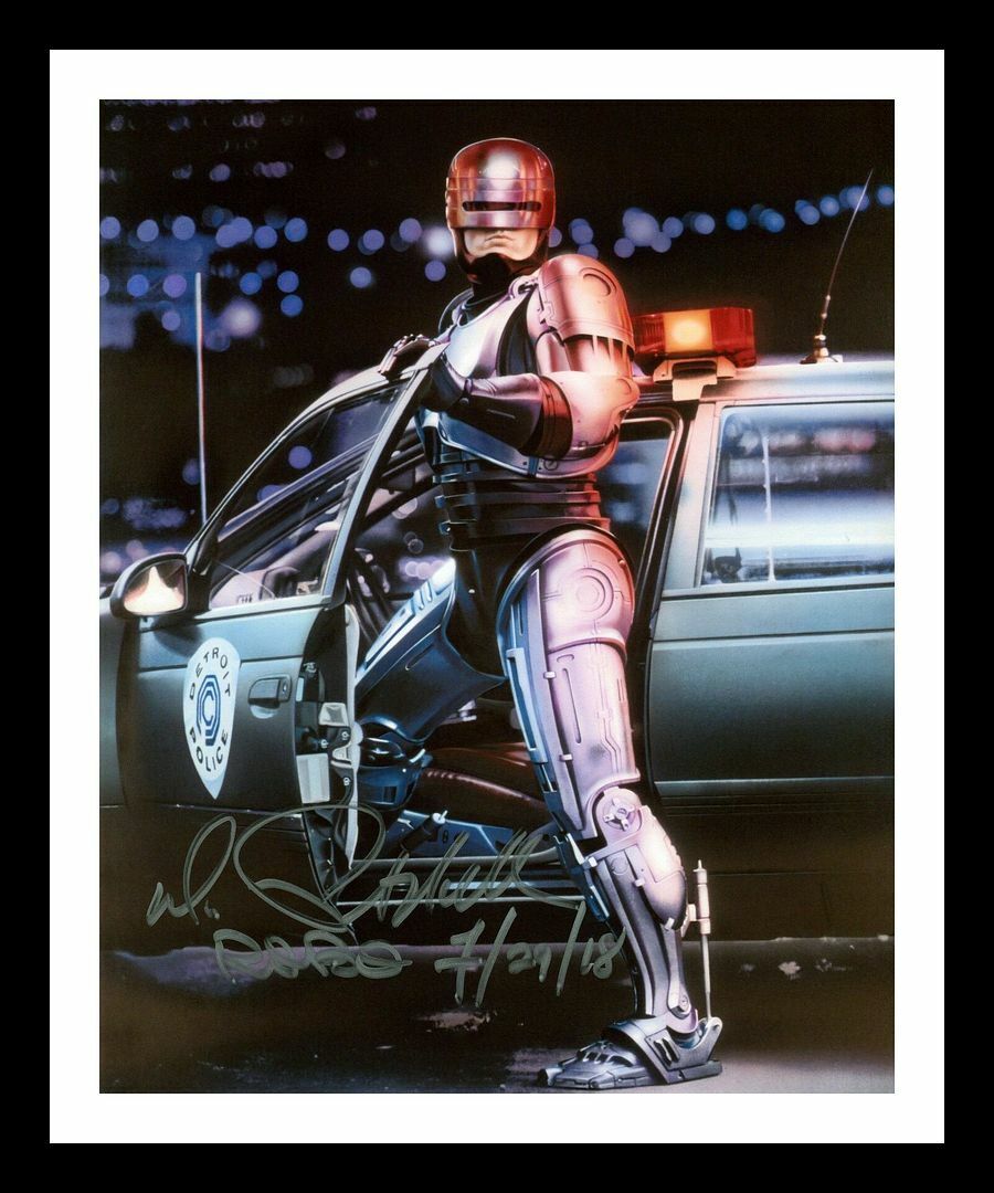 Peter Weller - RoboCop Autographed Signed & Framed Photo Poster painting