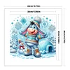 Winter Eeyore-11CT Stamped Cross Stitch 40*40cm/15.75*15.75in
