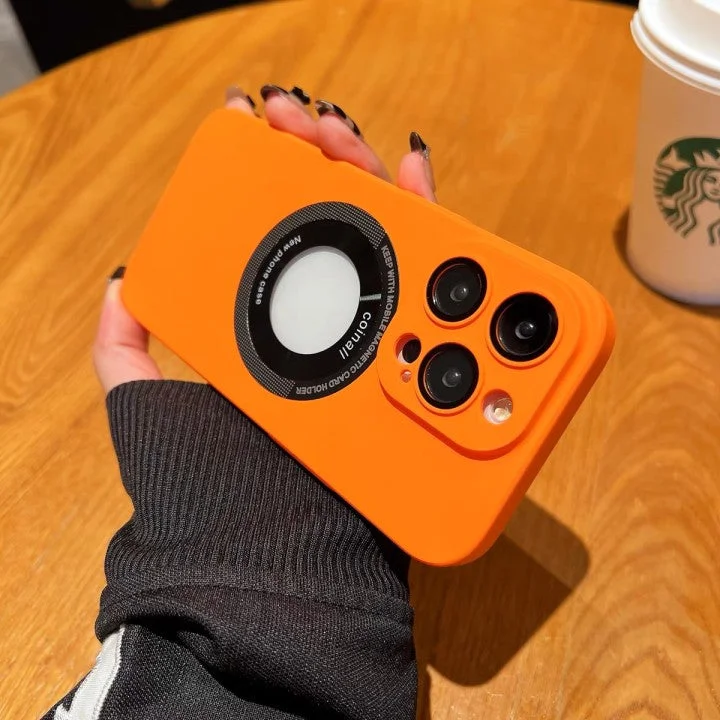 For iPhone 13/14 Series Hollow Out Frosted Mobile Phone Case