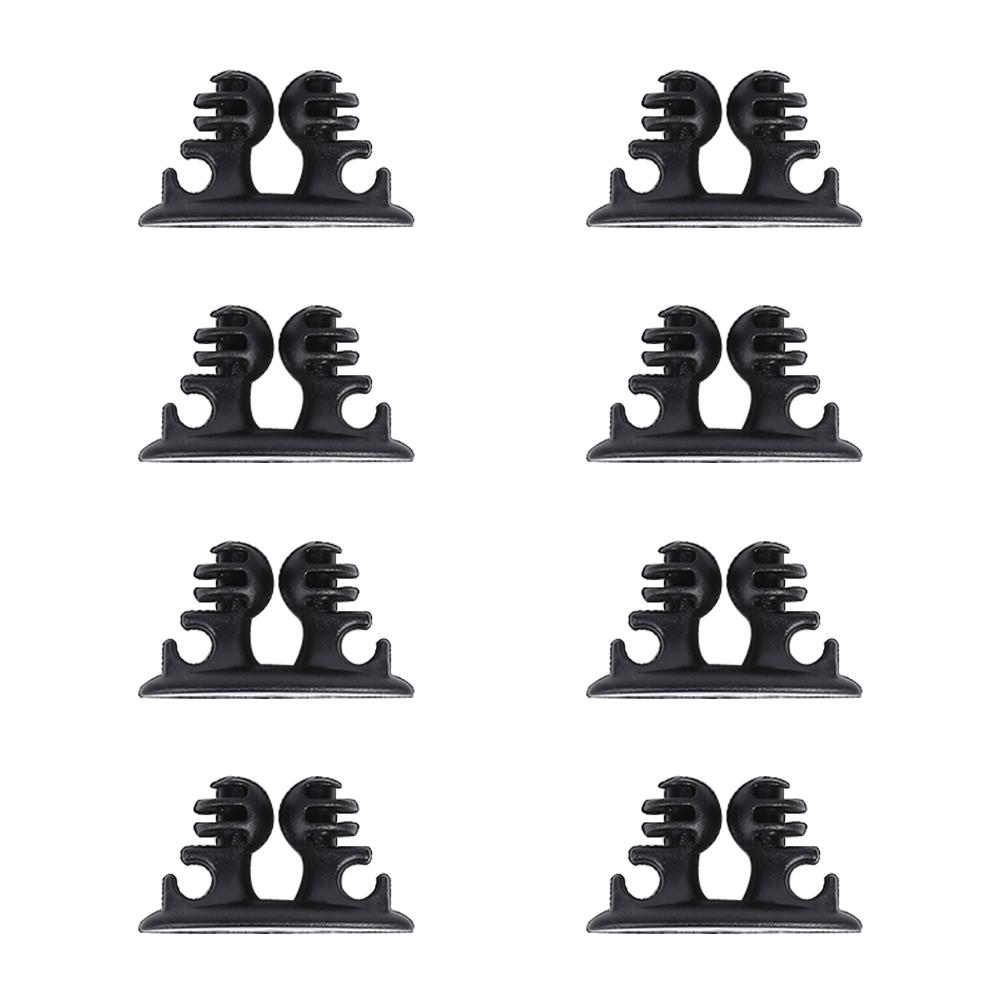

8pcs Adhesive Car Wire Clips Cord Earphone USB Cable Clamp Holder Organizer, 501 Original