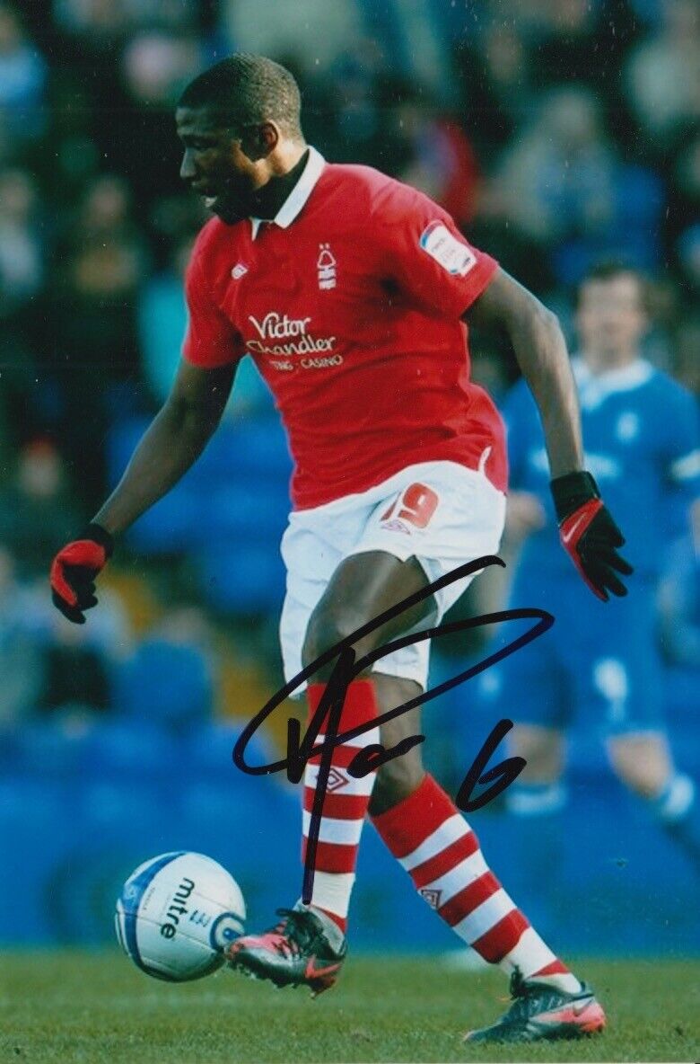 GUY MOUSSI HAND SIGNED 6X4 Photo Poster painting NOTTINGHAM FOREST FOOTBALL AUTOGRAPH