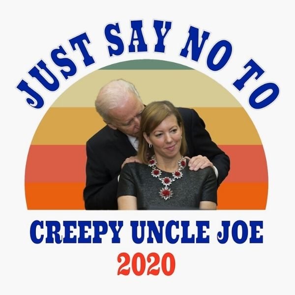 100PCS Just Say No to Creepy Uncle Joe Stickers