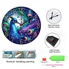 DIY Peacock Special Shape Diamond Painting Clock