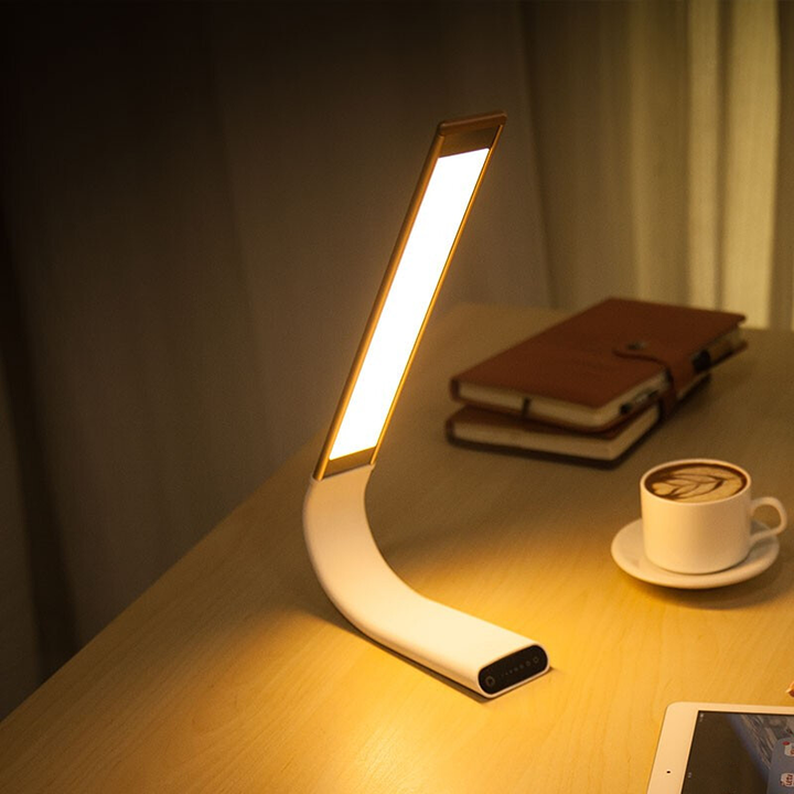 Portable Eye Protection Desk Lamp - 360º Adjustable & Less Eyestrain Multi-color Dimming LED Lamp - Appledas