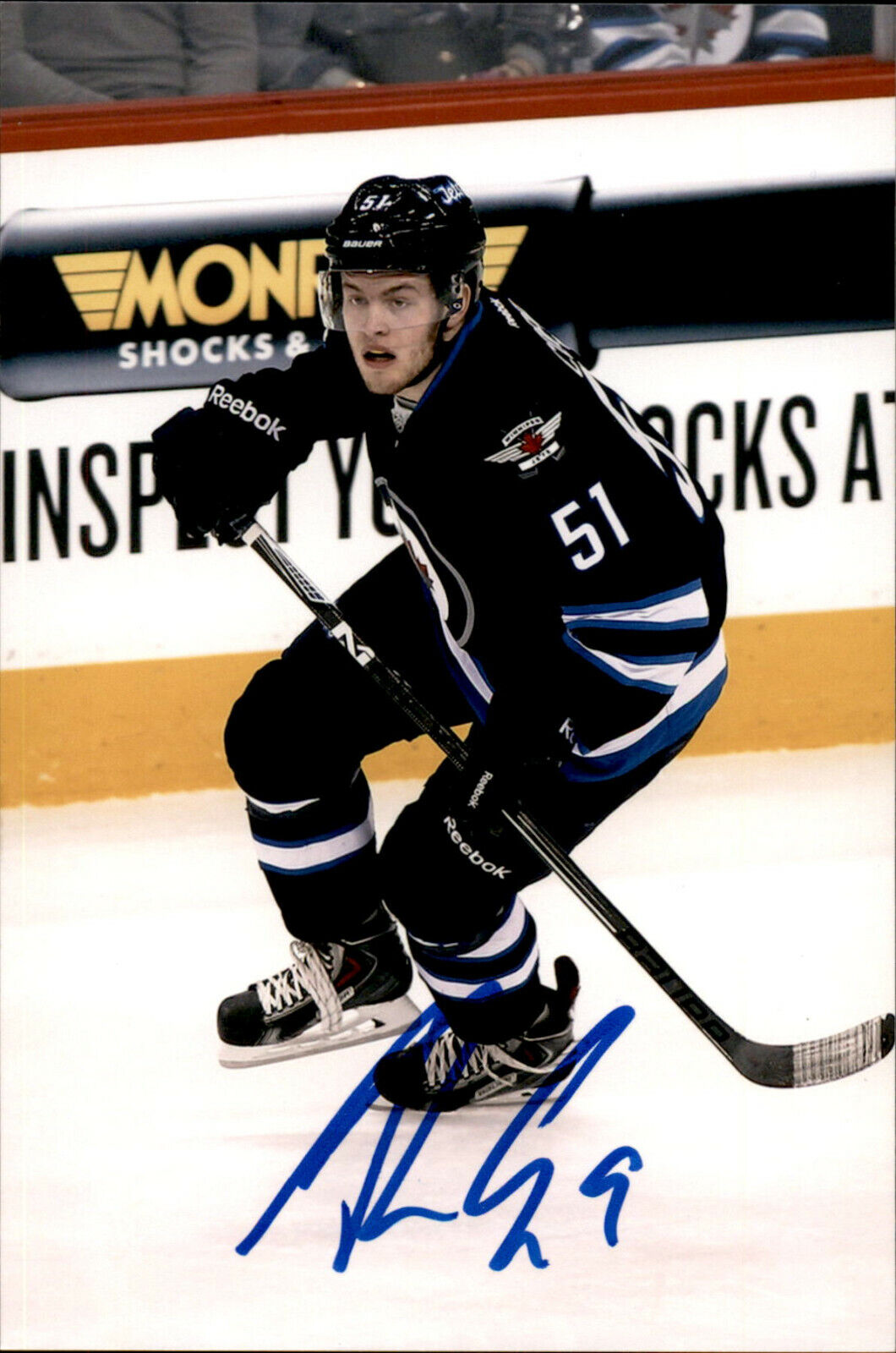 Andrew Copp SIGNED 4x6 Photo Poster painting WINNIPEG JETS #4