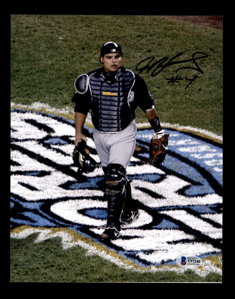 Ivan Rodriguez BAS Beckett Coa Hand Signed 8x10 Photo Poster painting Autograph