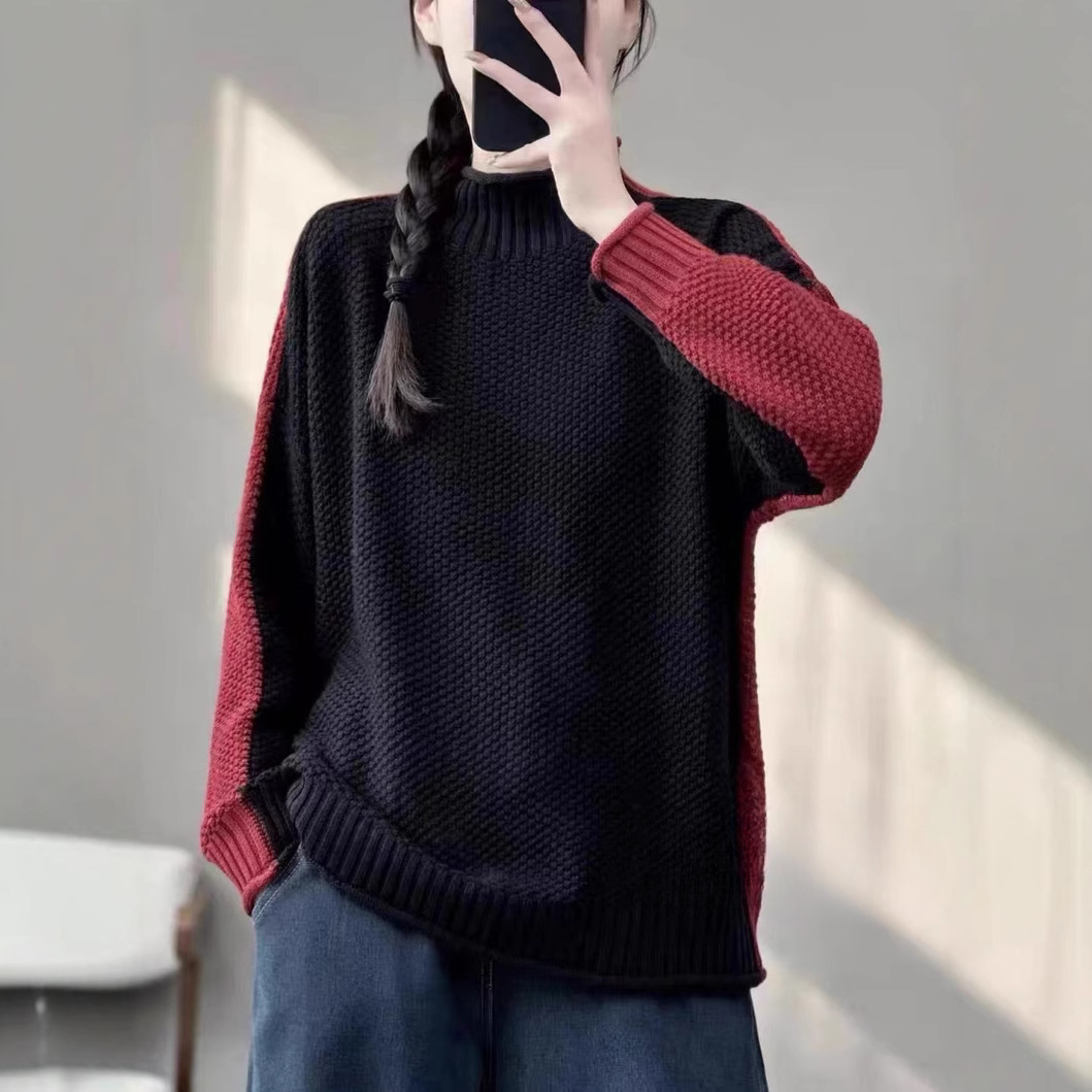 Chicfifth Sweater Women Winter Long Sleeve High Quality Autumn Vintage Top Knitted Cardigan