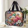 DIY Diamond Painting Portable Travel Makeup Bag Transparent PET Large Capacity Cosmetic Bag Kits