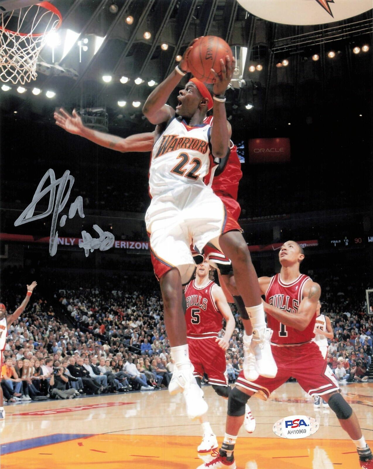 Anthony Morrow signed 8x10 Photo Poster painting PSA/DNA Warriors Autographed