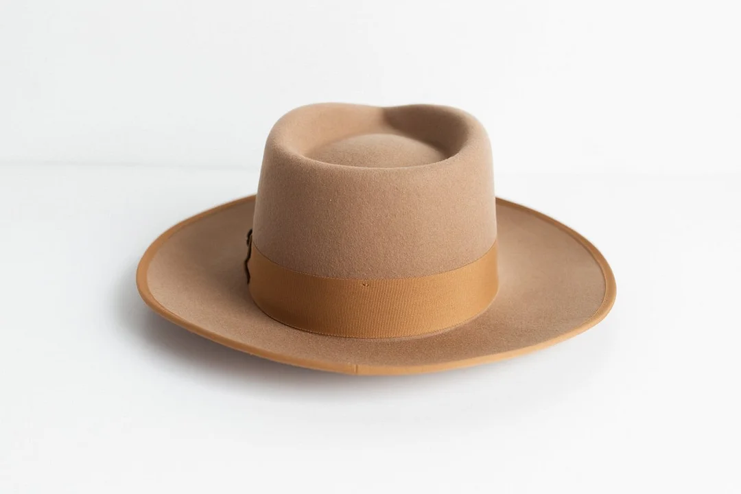 Miller Ranch Fedora -BUSHWICK RANCHER HAT &ndash; BROWN [Fast shipping and box packing]
