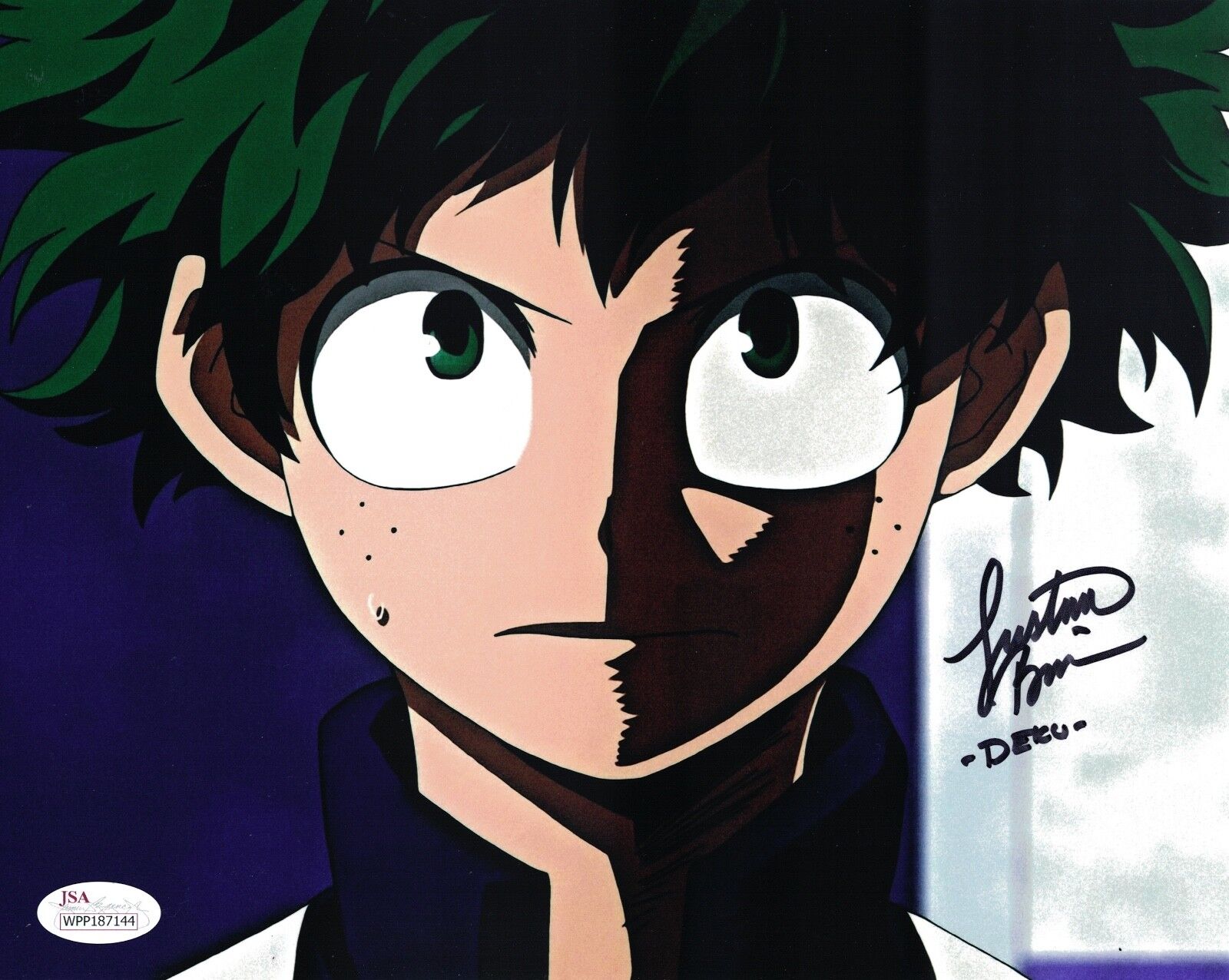 JUSTIN BRINER Signed MY HERO ACADEMIA Deku