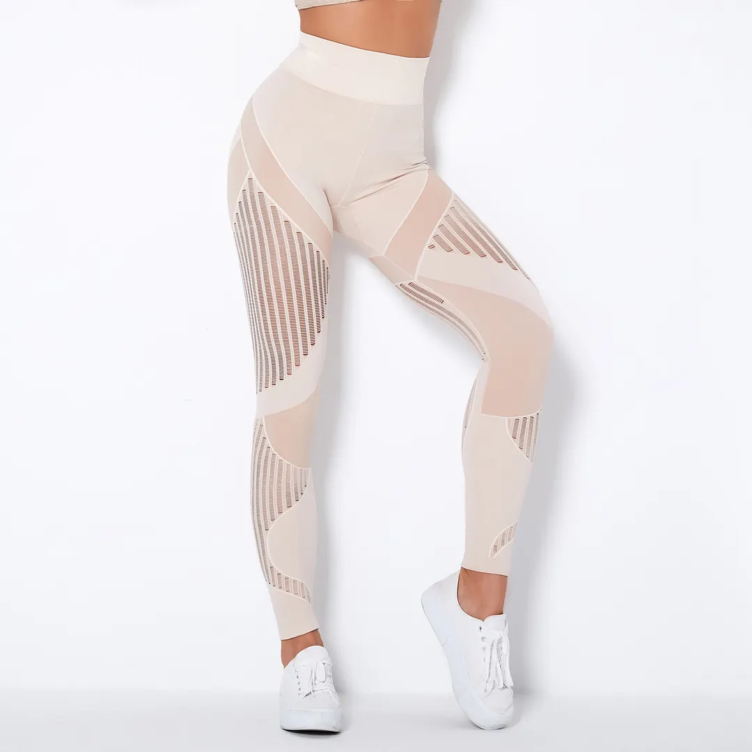 ribbed white leggings 