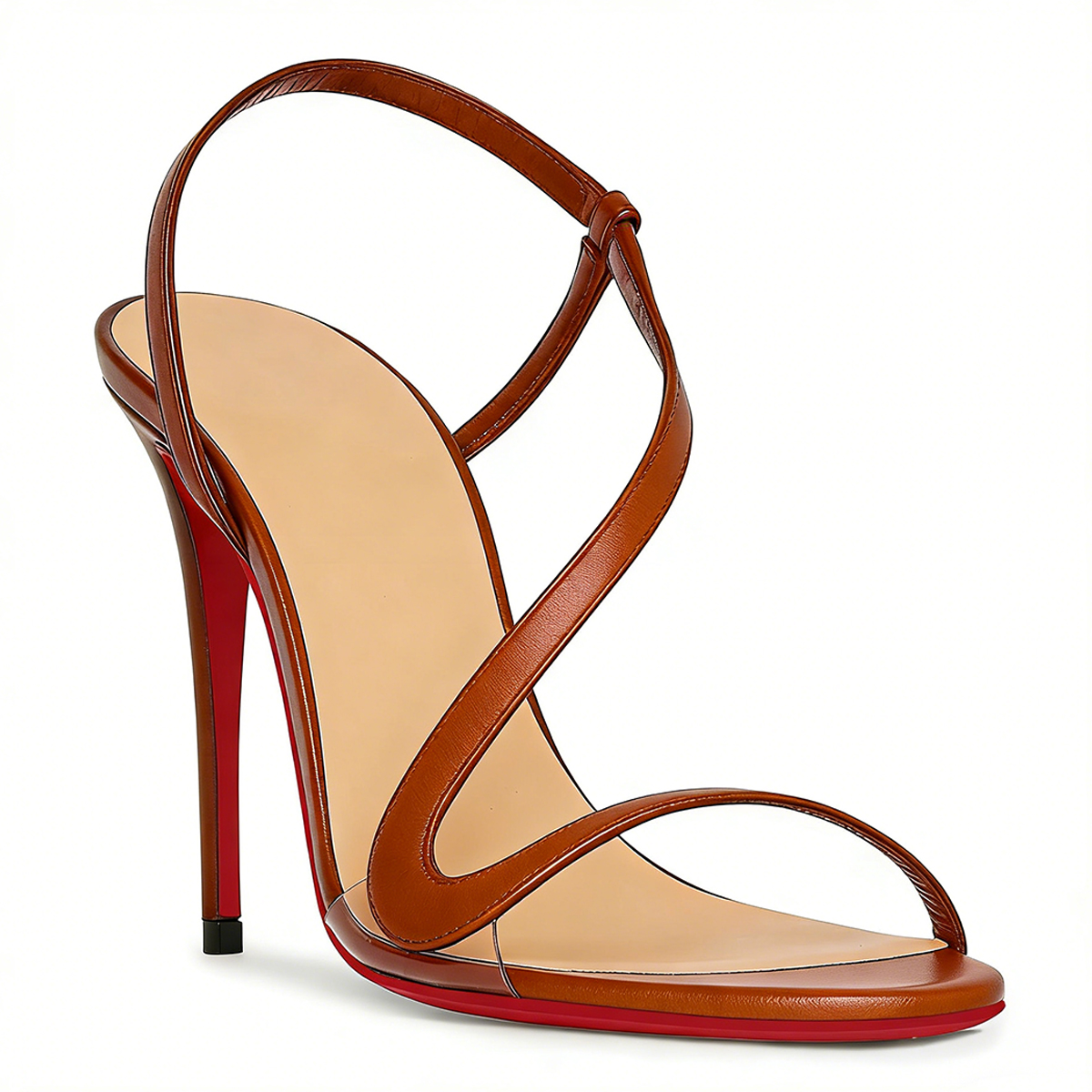 100mm/120mm Spotlight Wavy Straps Sandals Red Bottom  Sandals 