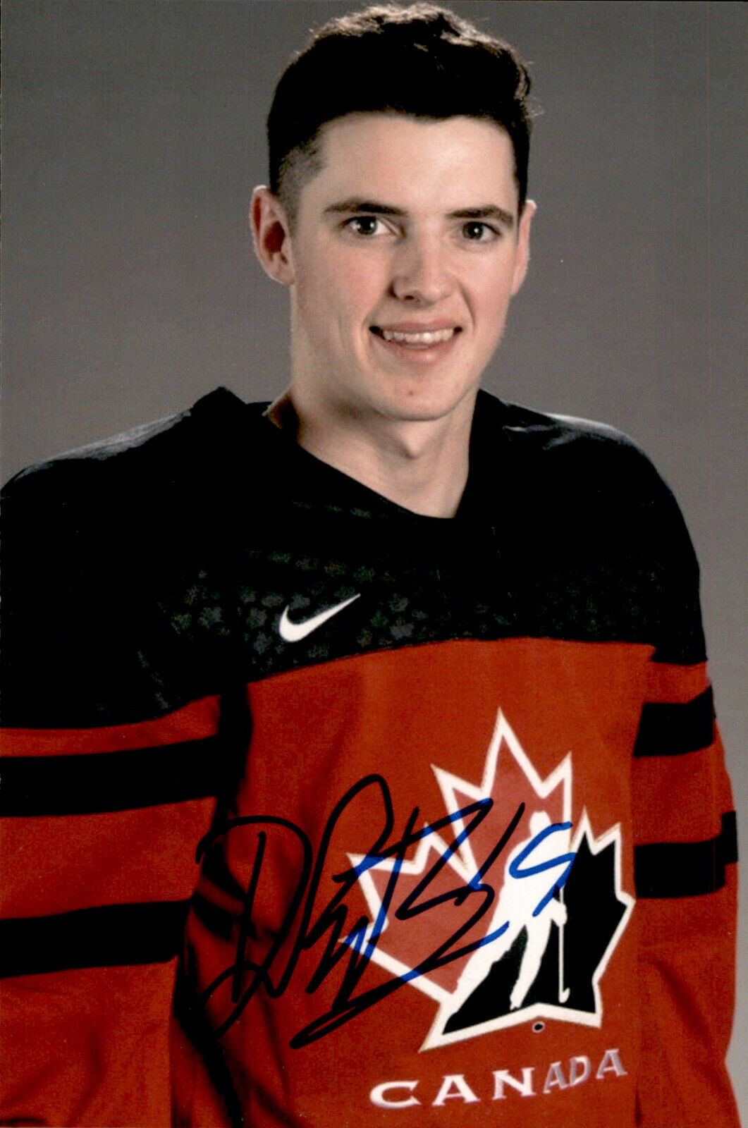 Drake Batherson SIGNED autographed 4x6 Photo Poster painting OTTAWA SENATORS / TEAM CANADA #4