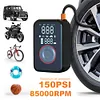 Electric Car Inflation Pump Rechargeable Lighting Power Bank Digital Tire Pump