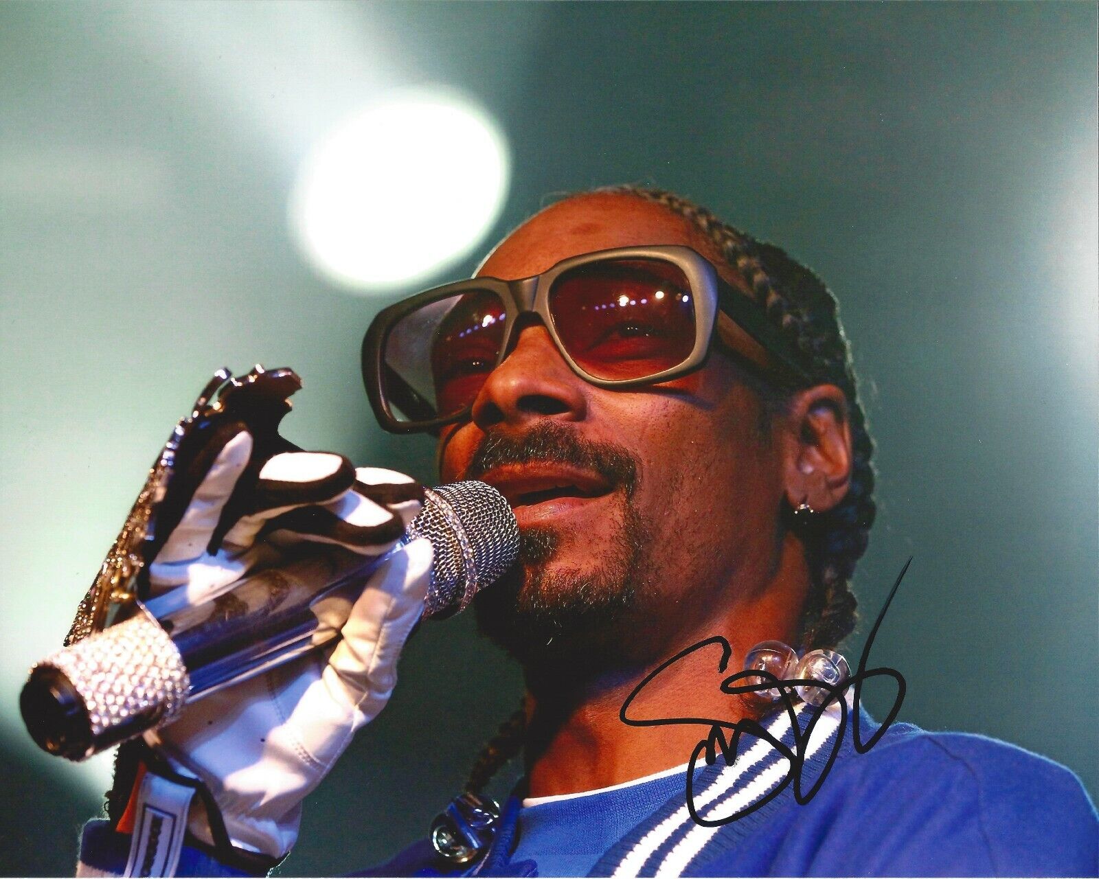 Snoop Dogg Autographed 8x10 Gin N Juice Dr DreA413