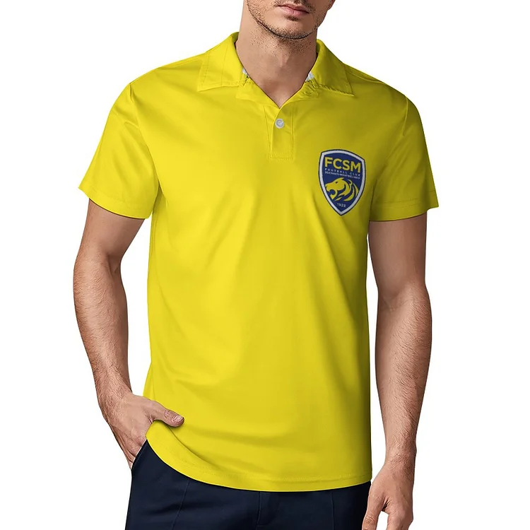 Polo Homme Blanc Golf