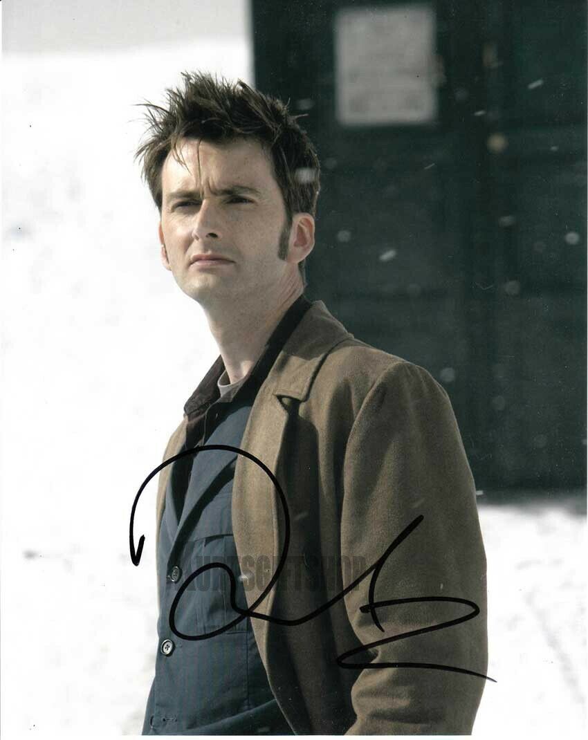 David Tennant Dr Who/ Fright Night / Good Omens 8 x 10 Autographed (Reprint)