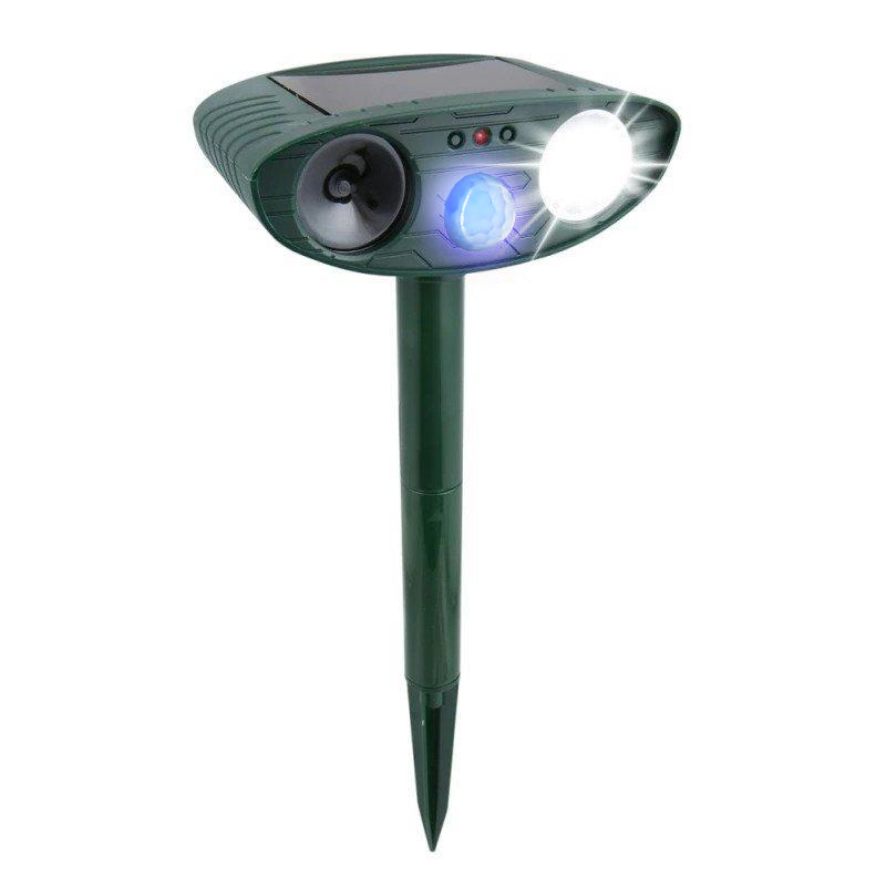 Ultrasonic Armadillo Repeller - PACK OF 4 - Solar Powered - Get Rid of Armadillos in 48 Hours or It's FREE - vzzhome