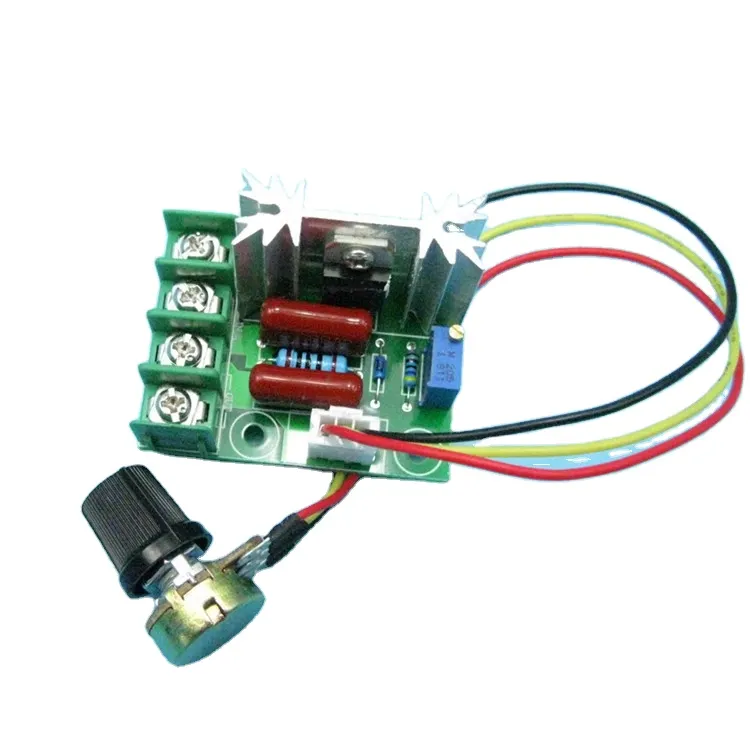 2000W AC 220V SCR voltage regulation External knob PWM motor speed ...