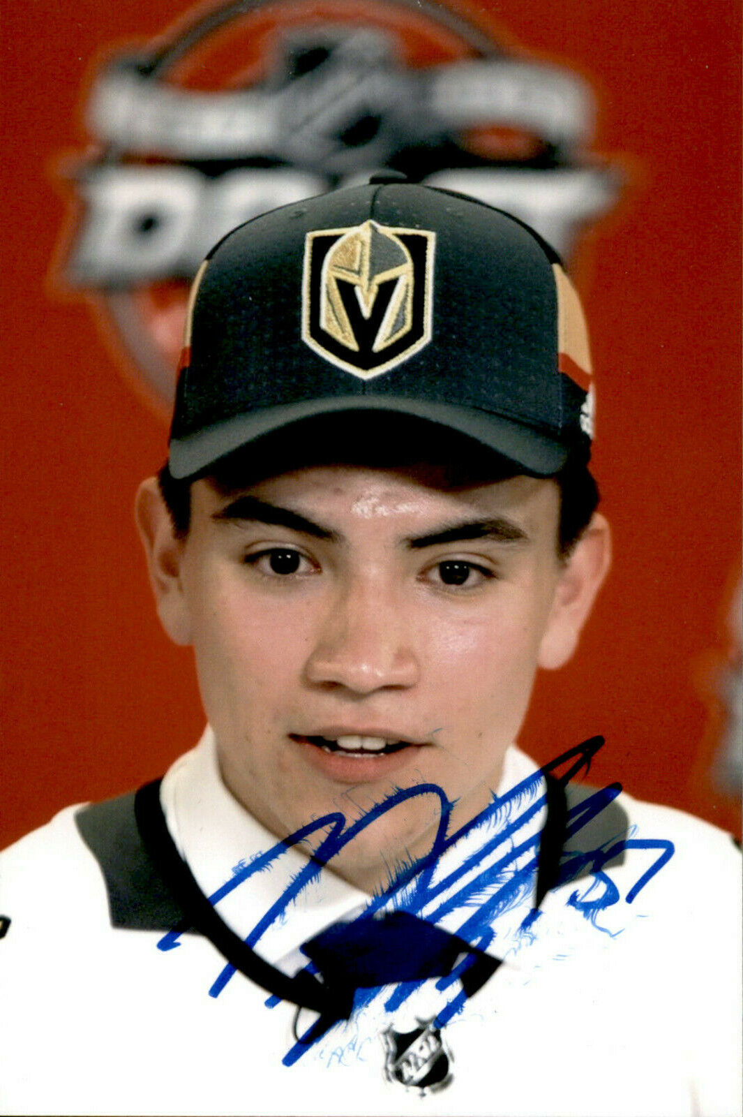 Nick Suzuki SIGNED autographed 4x6 Photo Poster painting VEGAS GOLDEN KNIGHTS *SMUDGED*