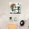 (Multi-Style) Weird Sewing Girl-11CT Stamped Cross Stitch 40*40cm/15.75*15.75in tapestrymarket