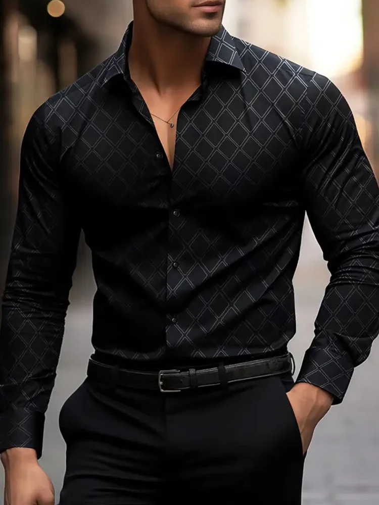 Men's Simple Casual Business Polo Shirt