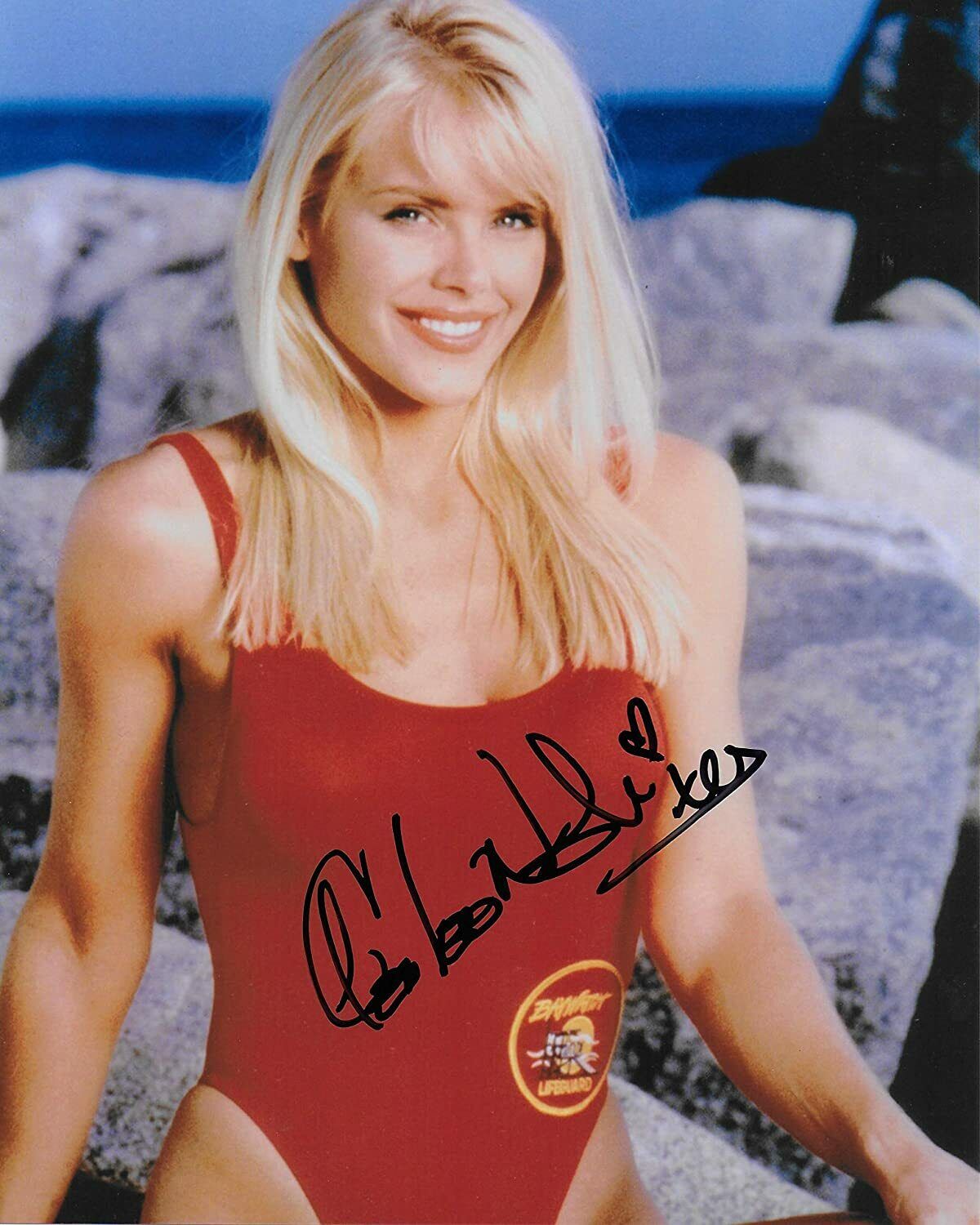 Gena Lee Nolin Baywatch Original Autographed 8X10 Photo Poster painting #2