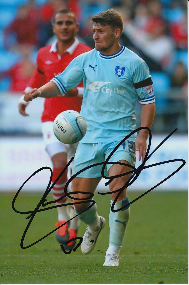 COVENTRY CITY HAND SIGNED GARY DEEGAN 6X4 Photo Poster painting.