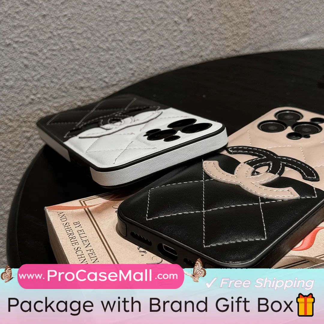 Premium Chanel Leather Apple iPhone Fashion Case