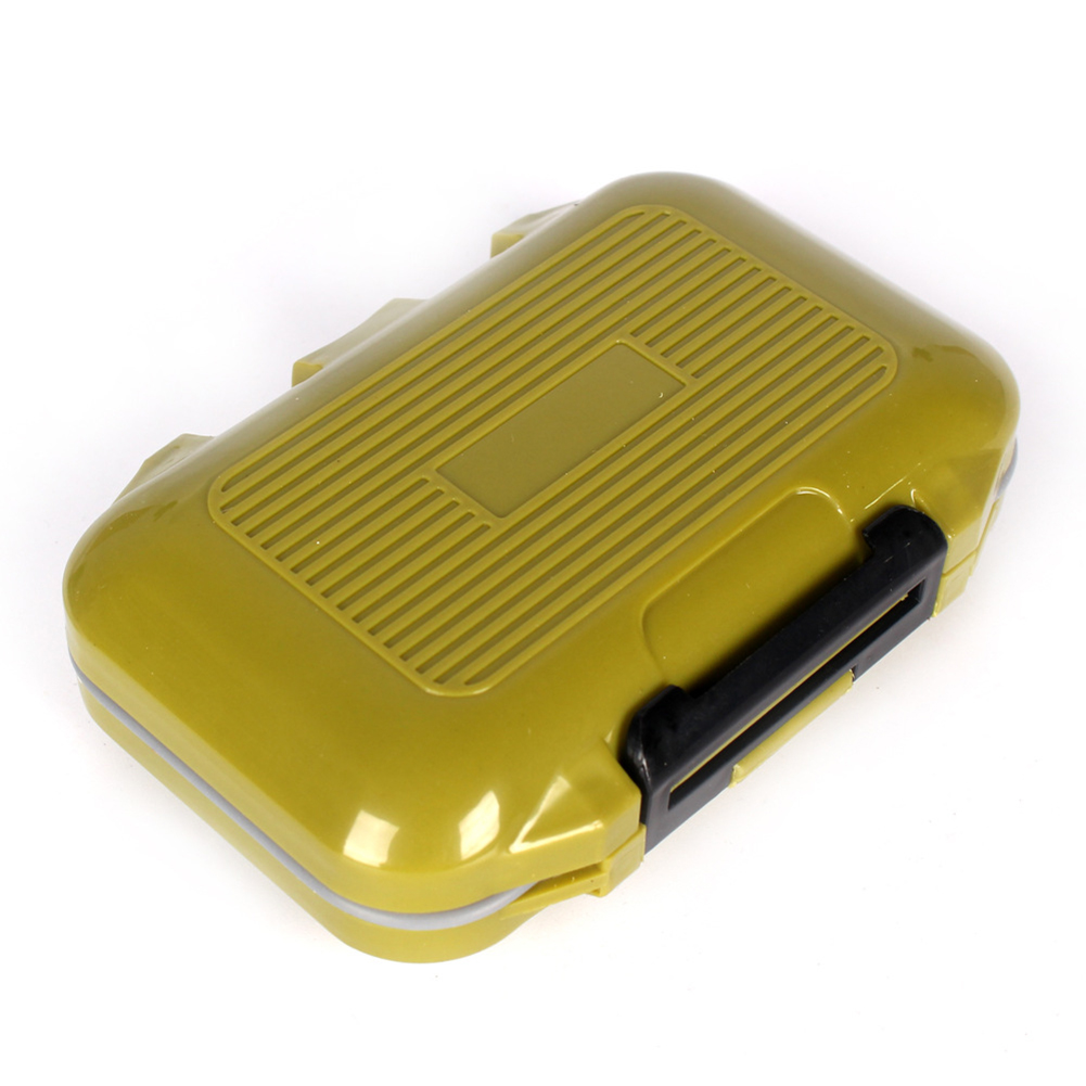 

Multi Compartments Plastic Fishing Box Bait Tackle Lures Hooks Storage Case, Black, 501 Original