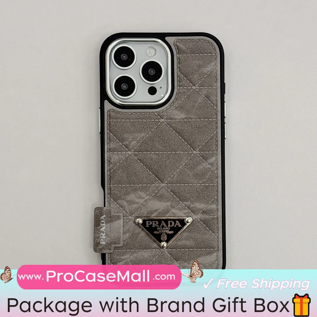 PRADA PREMIUM SNOW MOUNTAIN LEATHER APPLE IPHONE CASE
