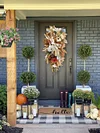 🔥Last Day 49% OFF🔥Neutral Fall Magnolia Swag Front Wreath-mysite-Adracos