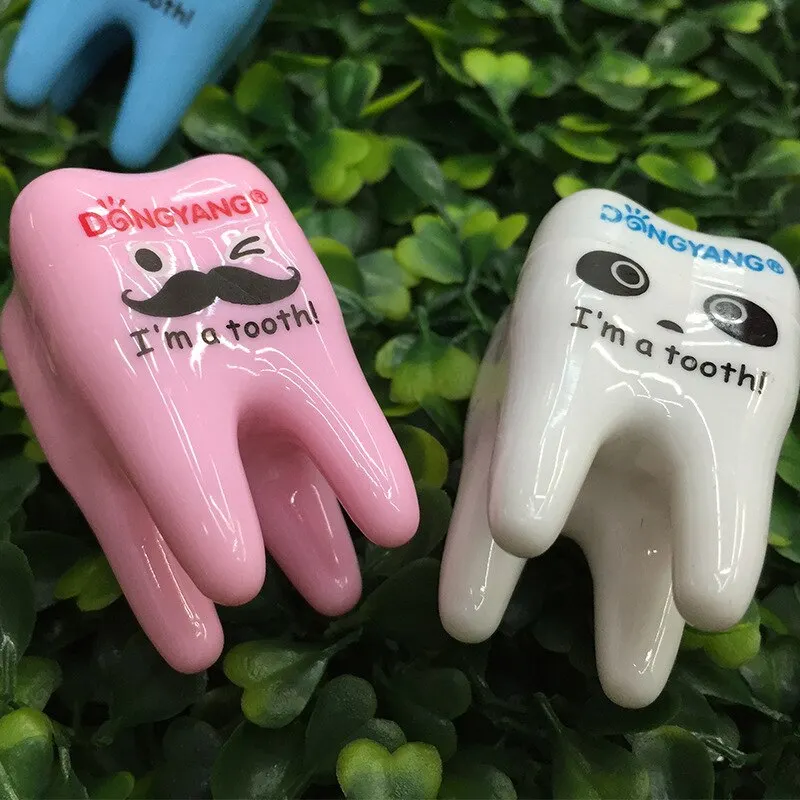1 Piece Lytwtw's Stationery Teeth Creative Cartoon Pencil Sharpener Office Supply Gift Doctor Cute Kawaii School Accessories