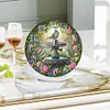 Garden Bird Acrylic DIY Diamond Painting Clock Kit 5D Diamond Art Clock