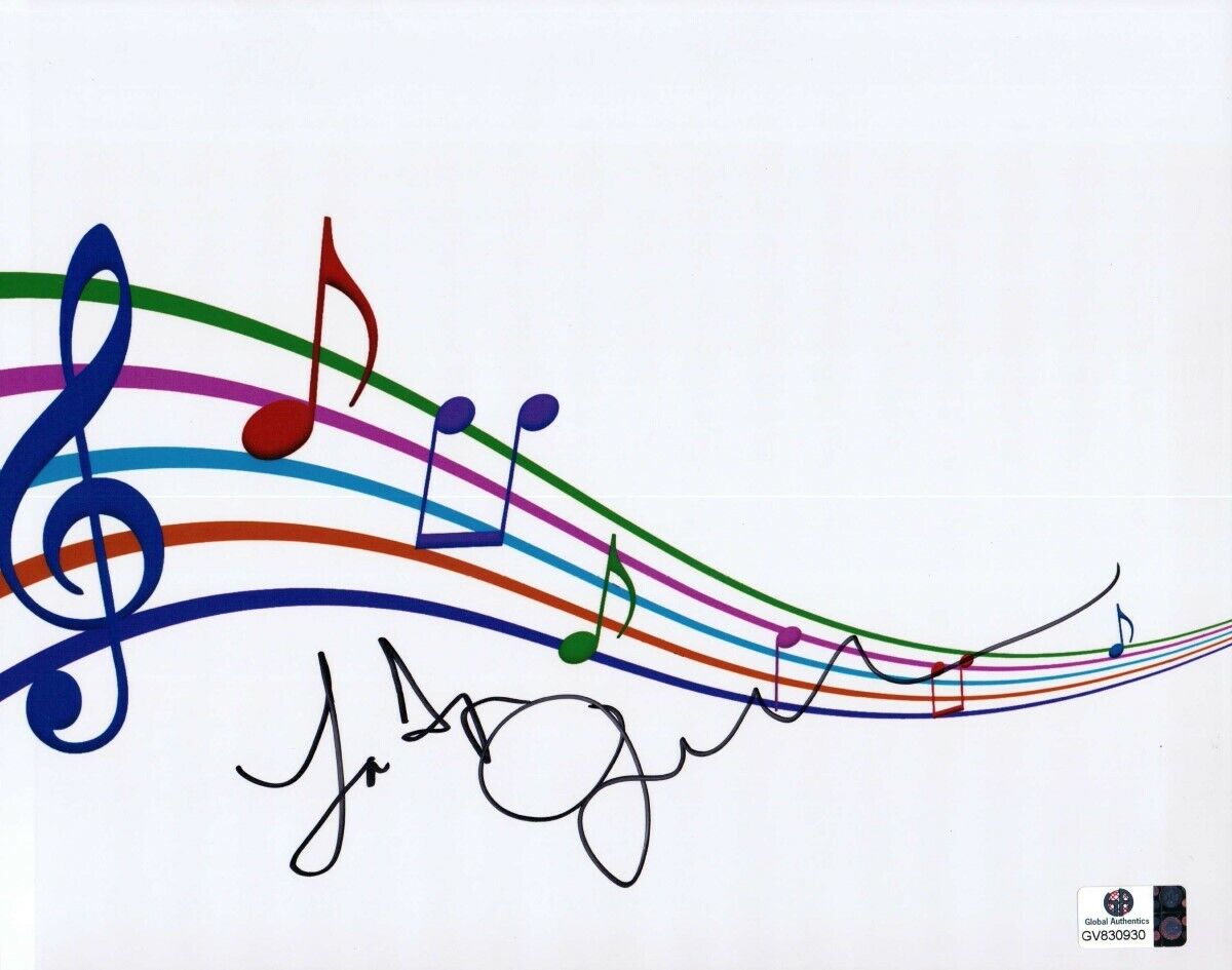 La Toya Jackson Signed Autographed 8X10 Photo Poster painting Musical Notes Image GV830930