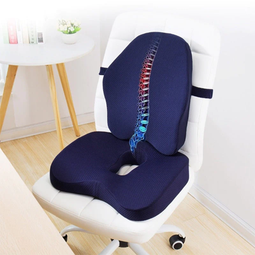 Orthopaedic Memory Foam Seat Cushion Support Set