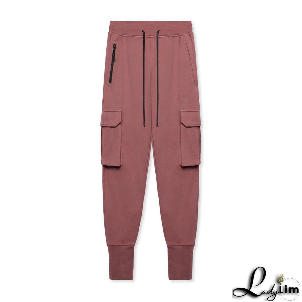 Men's Trend Fashionable Cargo Pants Slim Fit Multi-pocket
