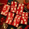 6PCS Creative CNY Red Packet Envelope