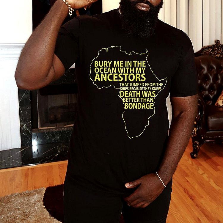 BrosWear Crew Neck Black Panther Short Sleeve T-Shirt