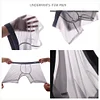 Men's See-through Ultra Thin Ice Silk Seamless Tank Top and Underpants