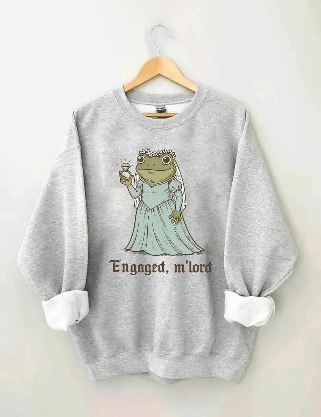 Funny Frog Engagement Sweatshirt