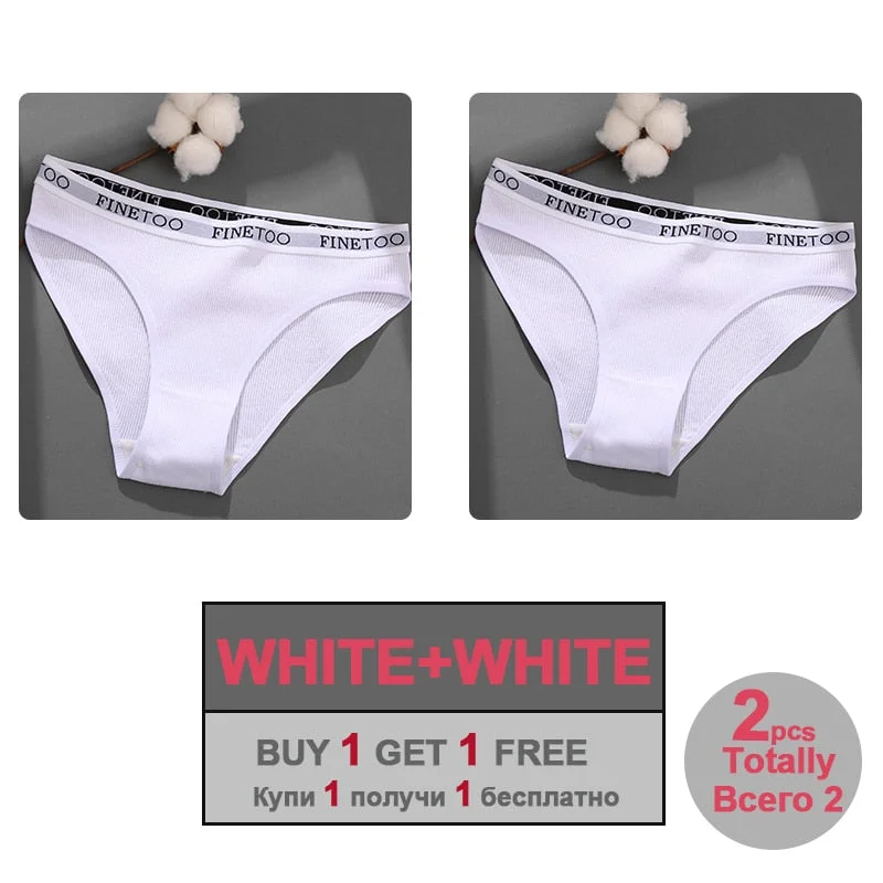 Sexy Cotton Panties for Woman Underwear Soft Letter Belt Women's Underpants Girls Lingerie Briefs Comfort Ladies Intimate M-XL