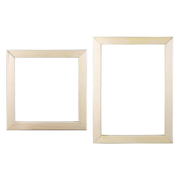 Wood Sticks Wooden Photo Frame Canvas Oil Painting Artworks Display Frame