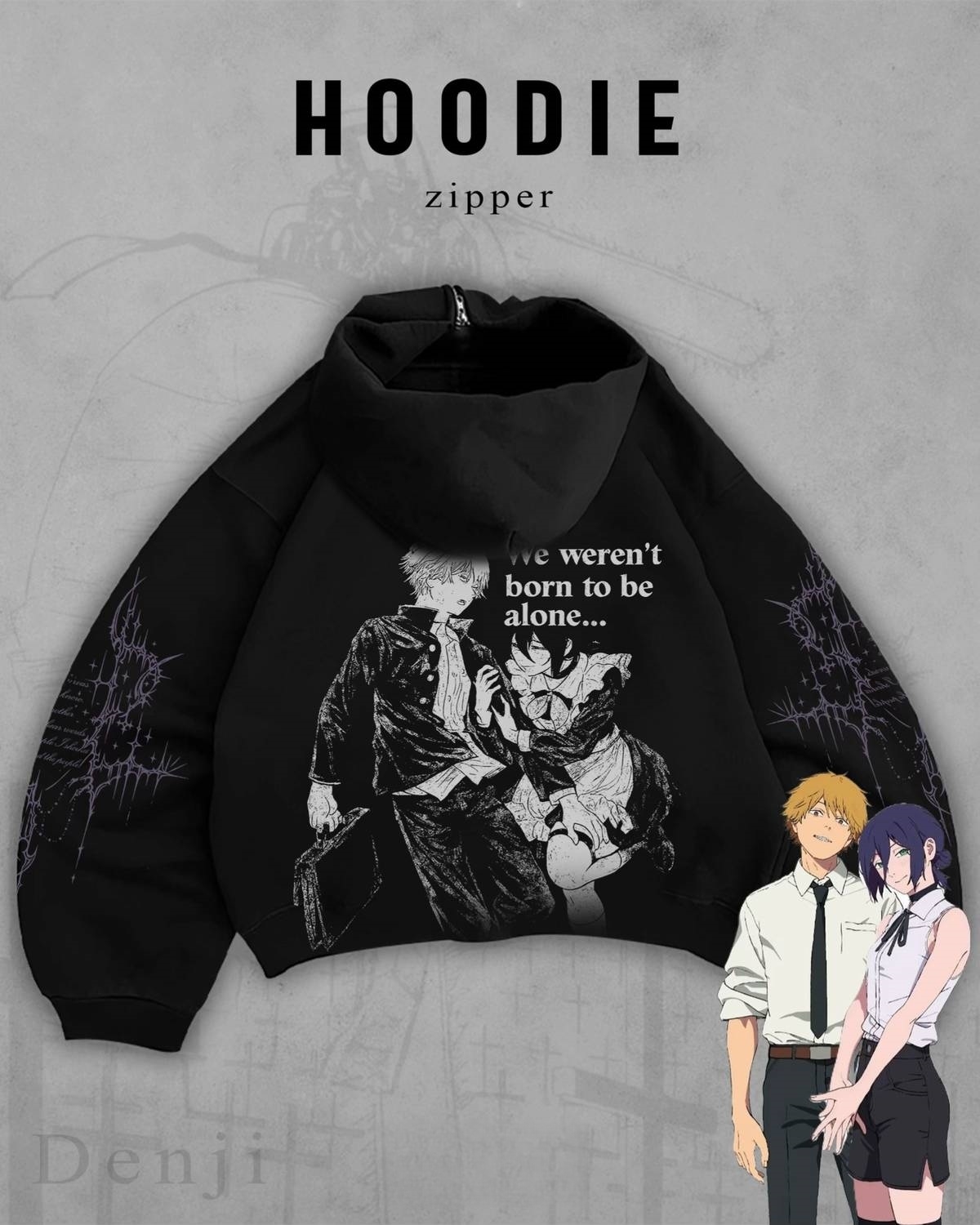 DENJI X REZE ZIP UP | CHAINSAW MAN