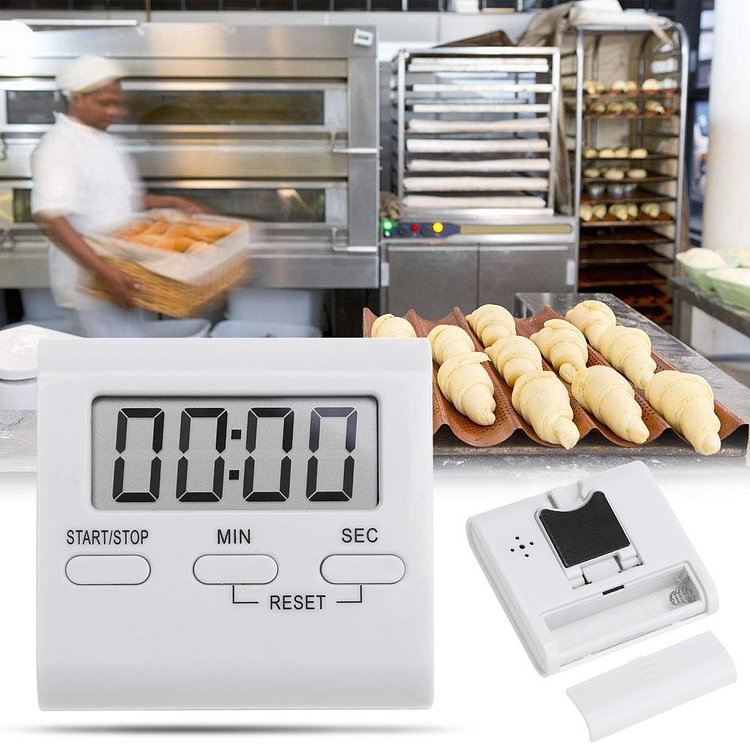 Handy LCD Digital Table Magnet Alarm Clock DIY Kitchen Oven Cooking Timer