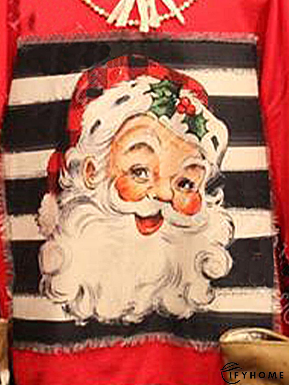 Christmas loose long sleeve printed Sweatshirt | IFYHOME