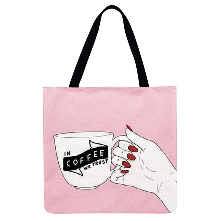 Linen Tote Bag - My Fair Lady Pink